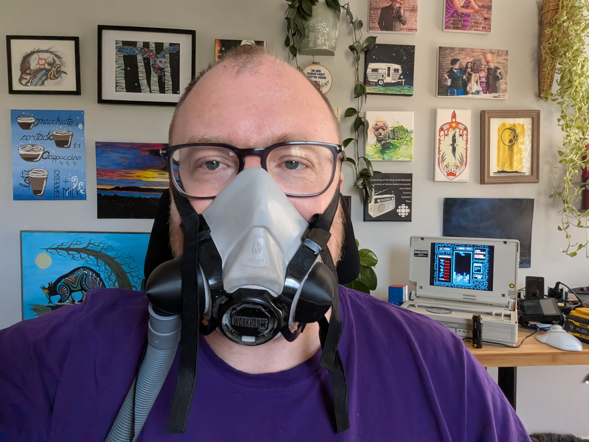 Me wearing a mask